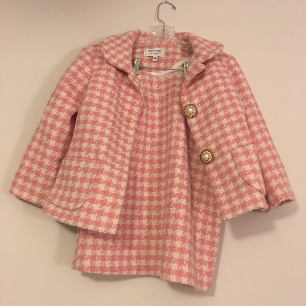 2 pieces vantage coat and skirt